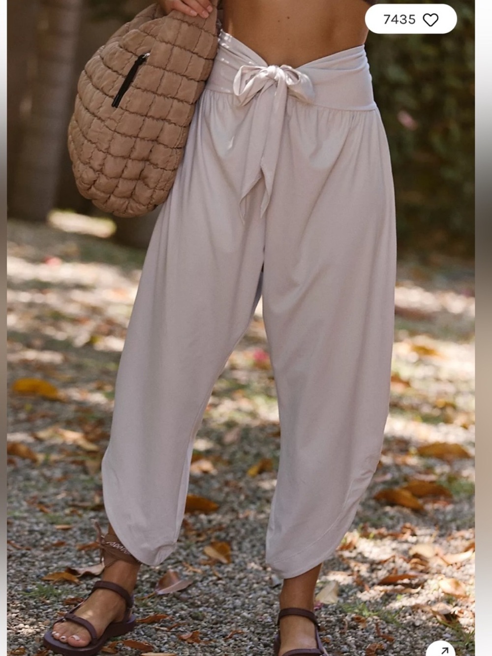 FP movement retreat yoga pants in tofu NWT
